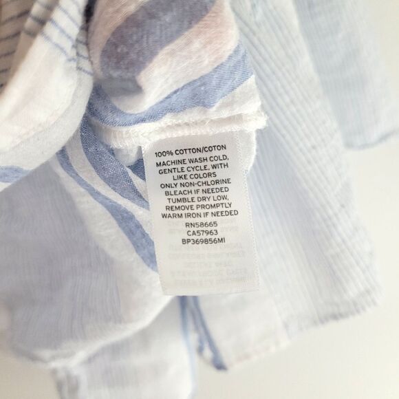 BP ruffled bell sleeve peasant blouse - Picture 4 of 7